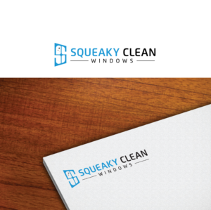 Squeaky Clean Windows (of Southern Utah - less prominent or left out completely) | Logo Design by Maxo-Biz