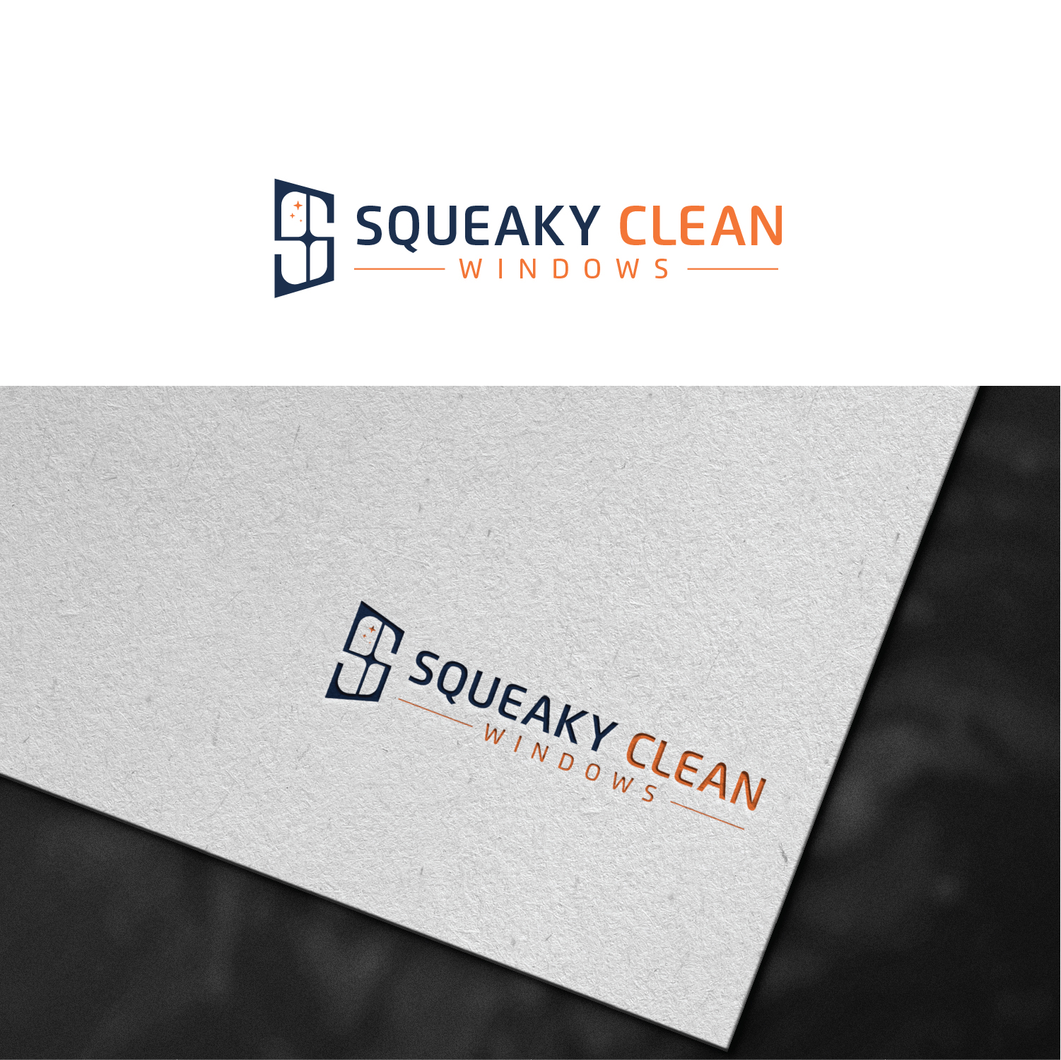 Logo Design by Maxo-Biz for Squeaky Clean Windows | Design #27330739
