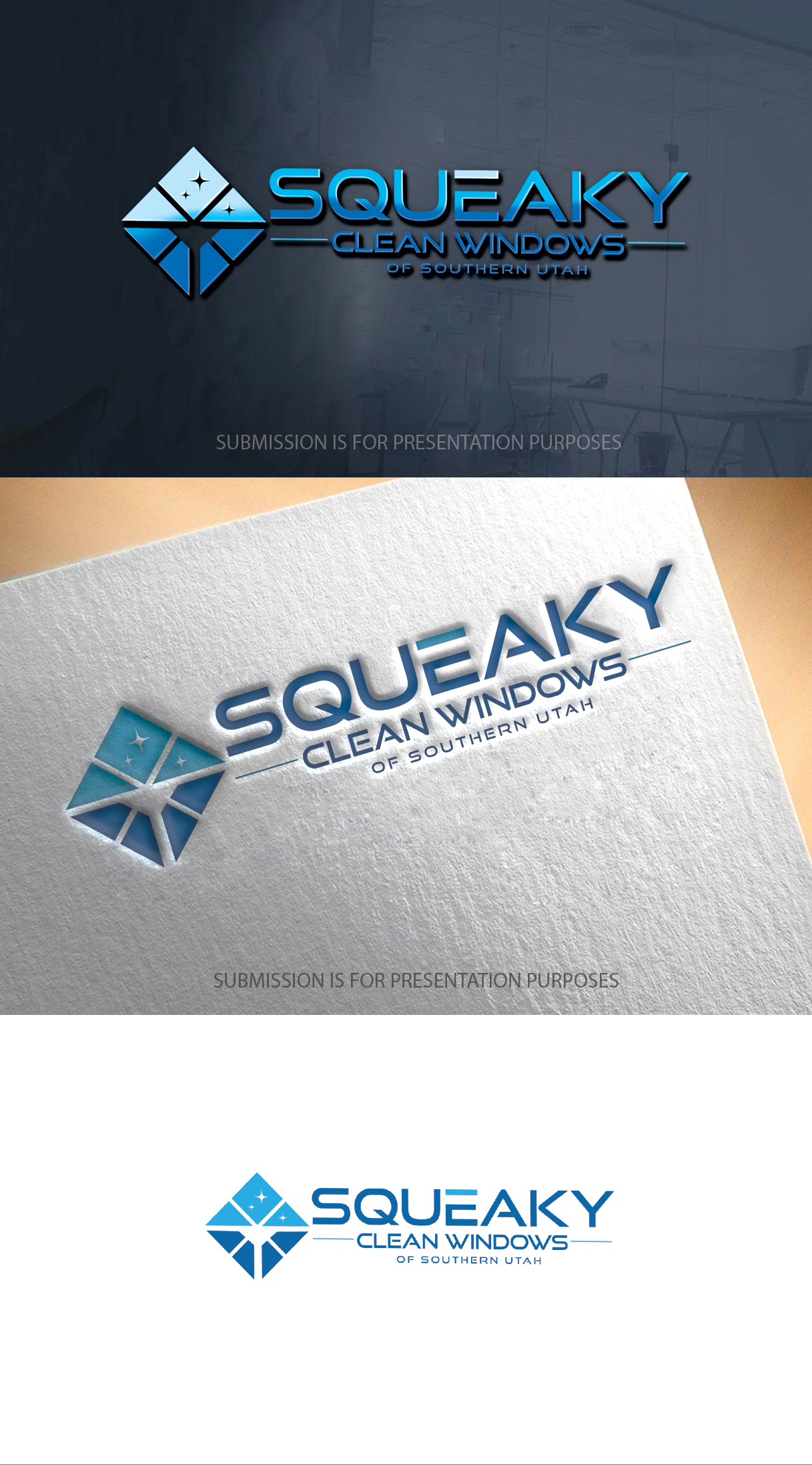 Logo Design by graphicevolution for Squeaky Clean Windows | Design #27265683