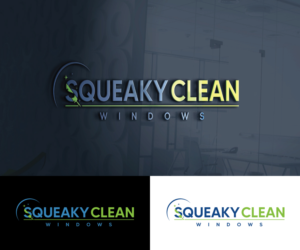 Logo Design by step forward 2 for Squeaky Clean Windows | Design: #27283650