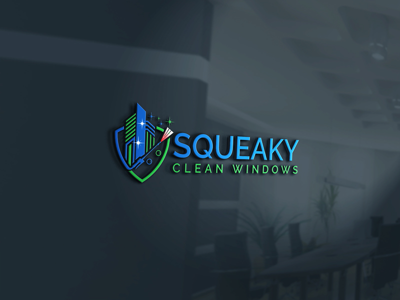 Logo Design by jaxondesign for Squeaky Clean Windows | Design #27275597