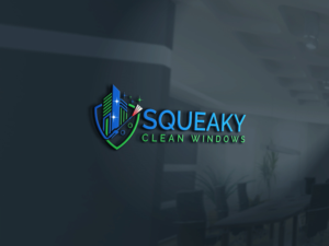 Squeaky Clean Windows (of Southern Utah - less prominent or left out completely) | Logo Design by jaxondesign