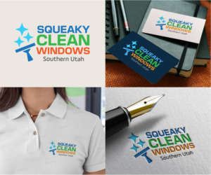Logo Design by dennisdesigns for Squeaky Clean Windows | Design: #27264910