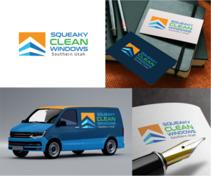 Logo Design by dennisdesigns for Squeaky Clean Windows | Design: #27284774