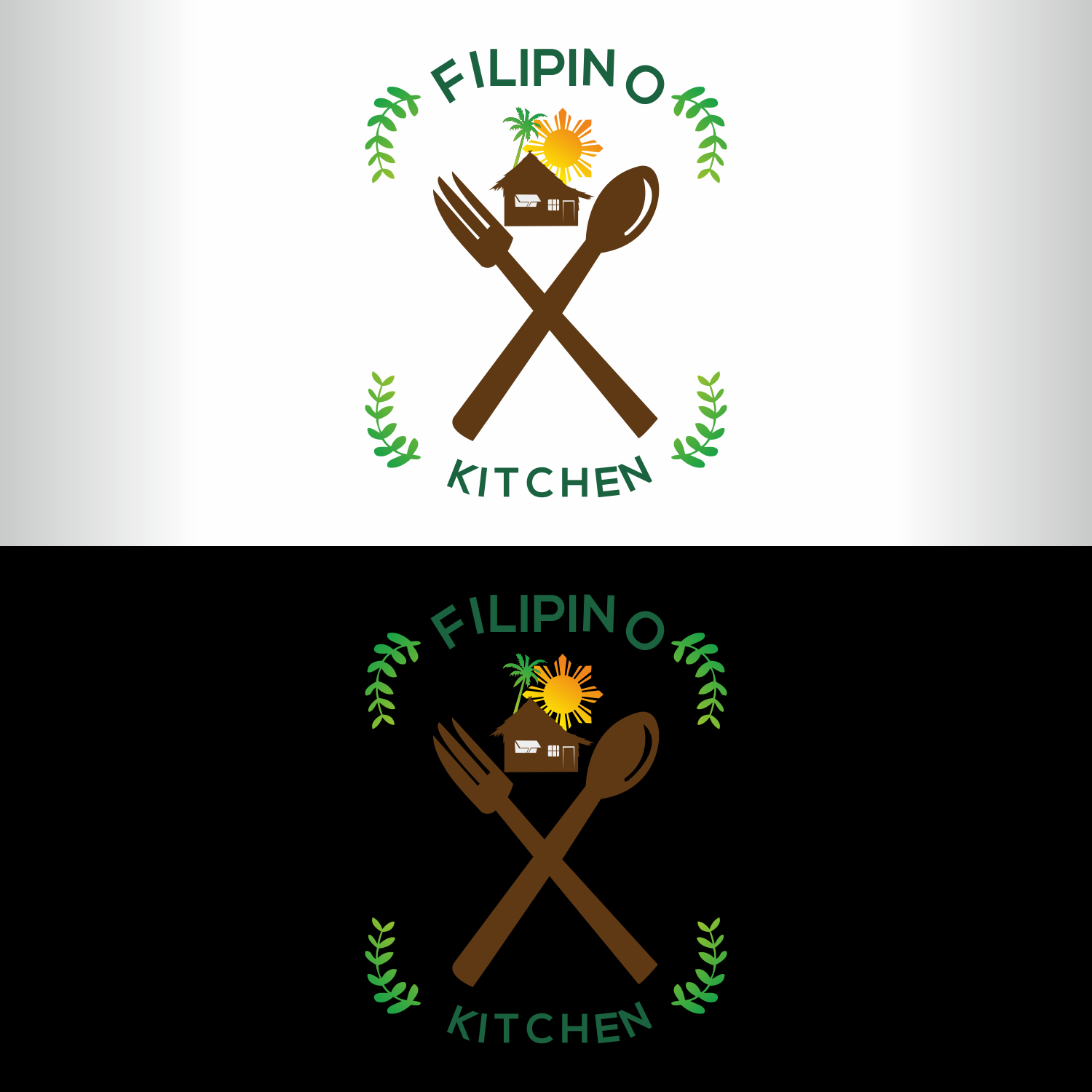 Logo Design by catrline for Filipino Kitchen | Design #27267862