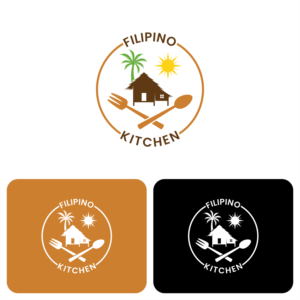 Logo Design by Muridnya Paman Coki for Filipino Kitchen | Design: #27267576