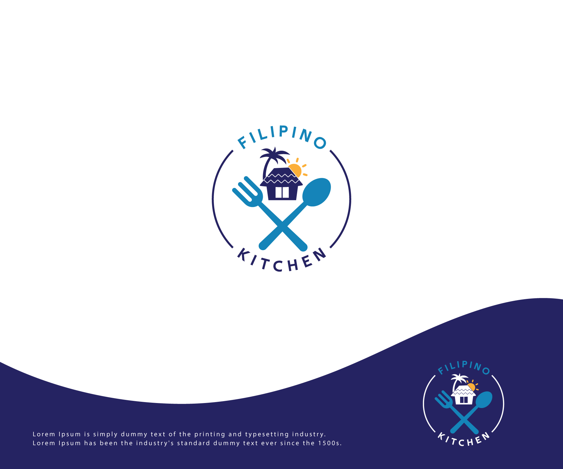 Logo Design by ecorokerz for Filipino Kitchen | Design #27267028