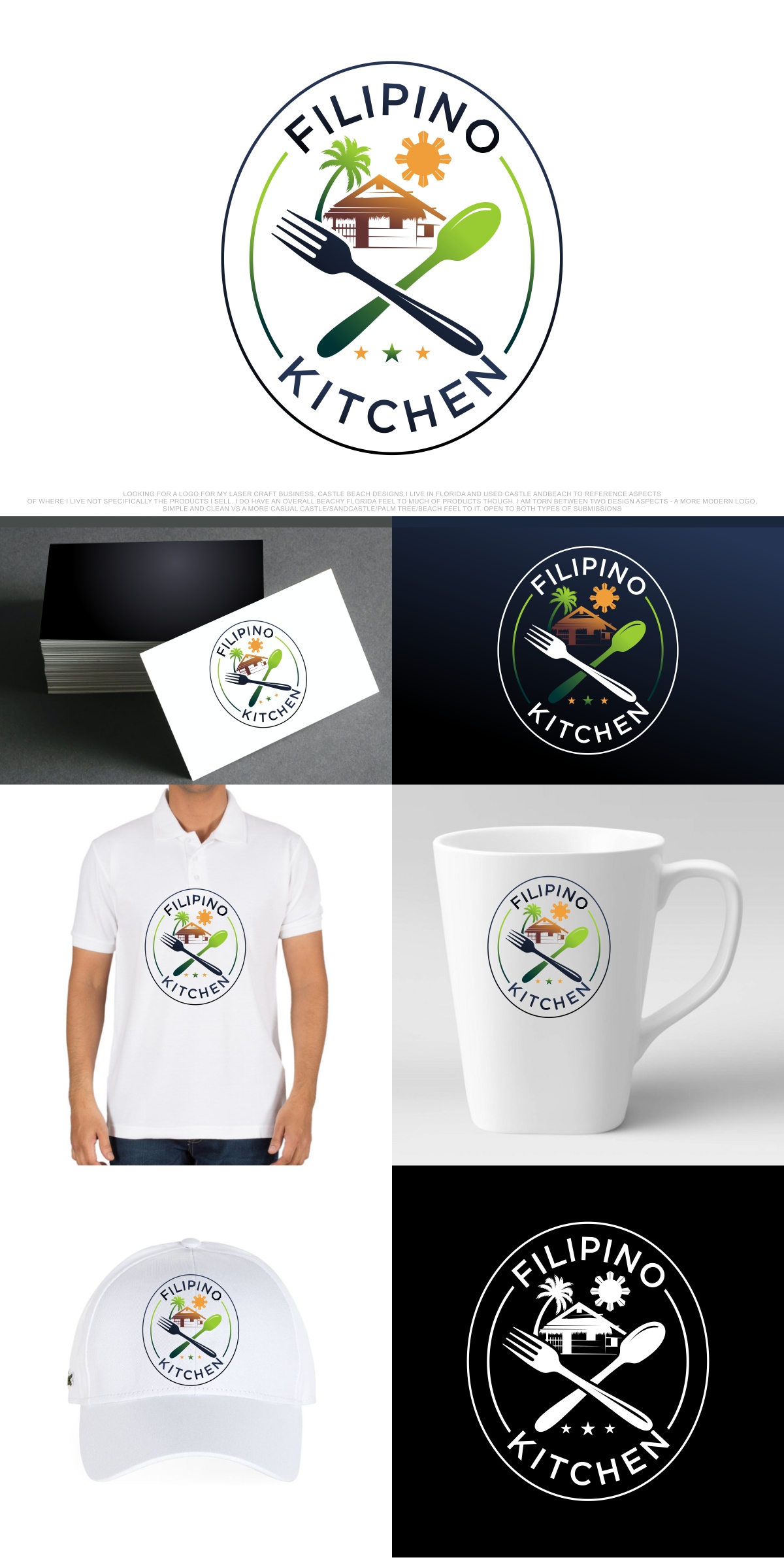 Logo-Design von KajalRekha für Filipino Kitchen | Design: #27280932