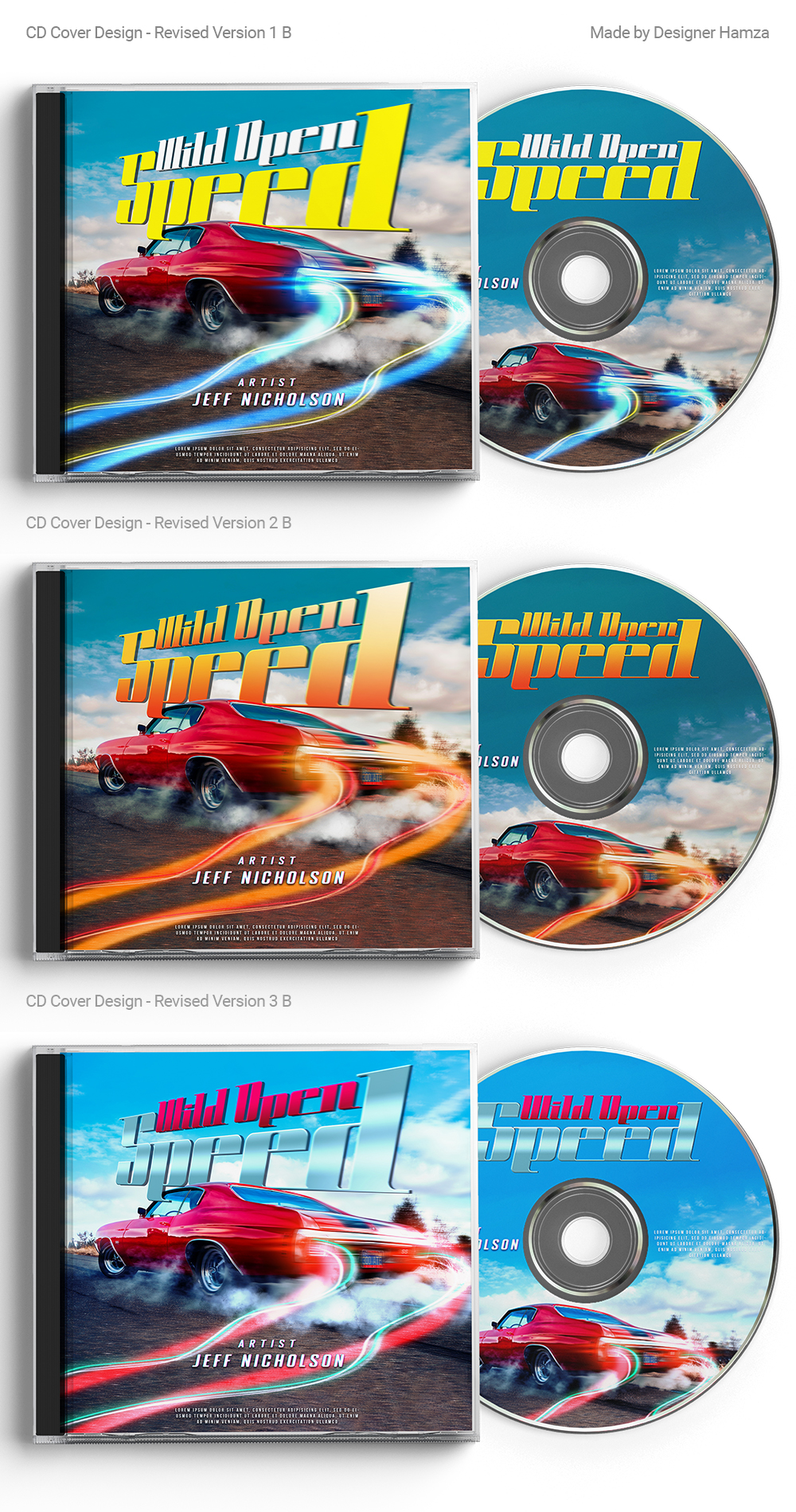 CD Cover Design by Designer Hamza for this project | Design #27275229