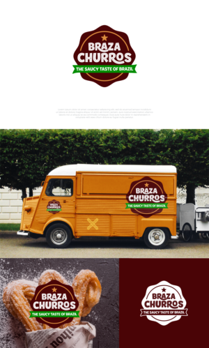 Braza Churros | Logo Design by airborne