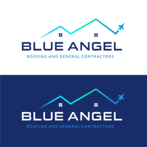 Blue Angel Roofing and General Contractors | Design de Logo par ThiagoB