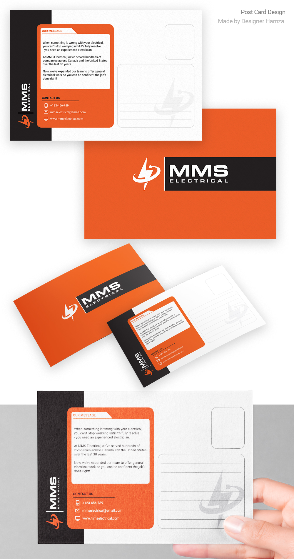Postcard Design by Designer Hamza for this project | Design #27276304