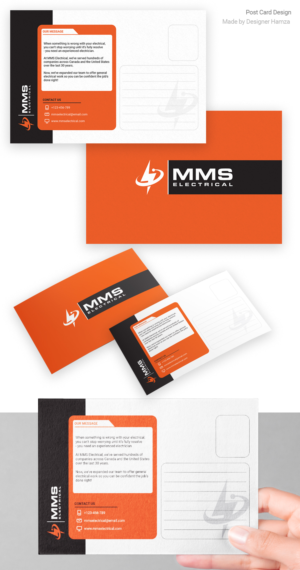 MMS Electrical Post Card | Diseño de Postal por Designer Hamza