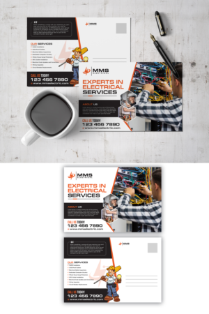 MMS Electrical Post Card | Diseño de Postal por ZeneFashions