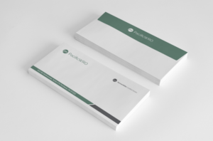 LETTERHEAD & ENVELOPE: eye-catching stationary design for our custom office furniture business | Diseño de Papelería por R.design