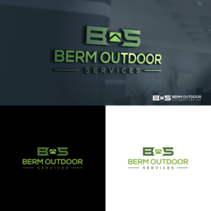 Berm Outdoor Services | Logo Design by ZiangArt_Studio