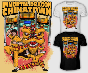 Kung Fu School T-Shirt Illustration | T-Shirt-Design von Falih A