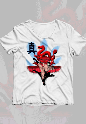 Kung Fu School T-Shirt Illustration | Diseño de Camiseta por JTdsign