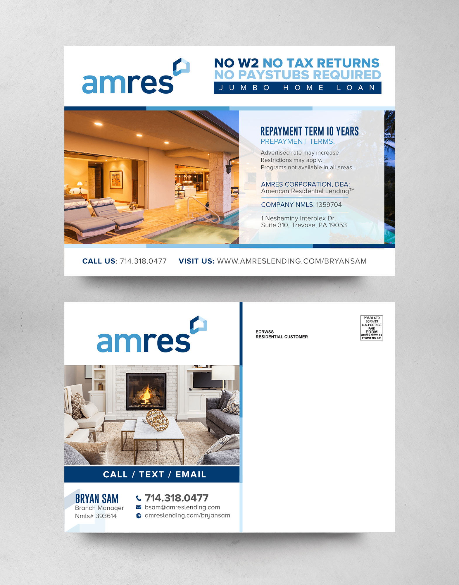 Postcard Design by chandrayaan.creative for this project | Design #27305256