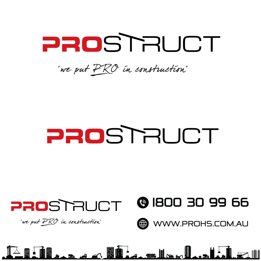 Logo Design by H4R5Z for Prostruct Contractors PTY LTD | Design #27276161