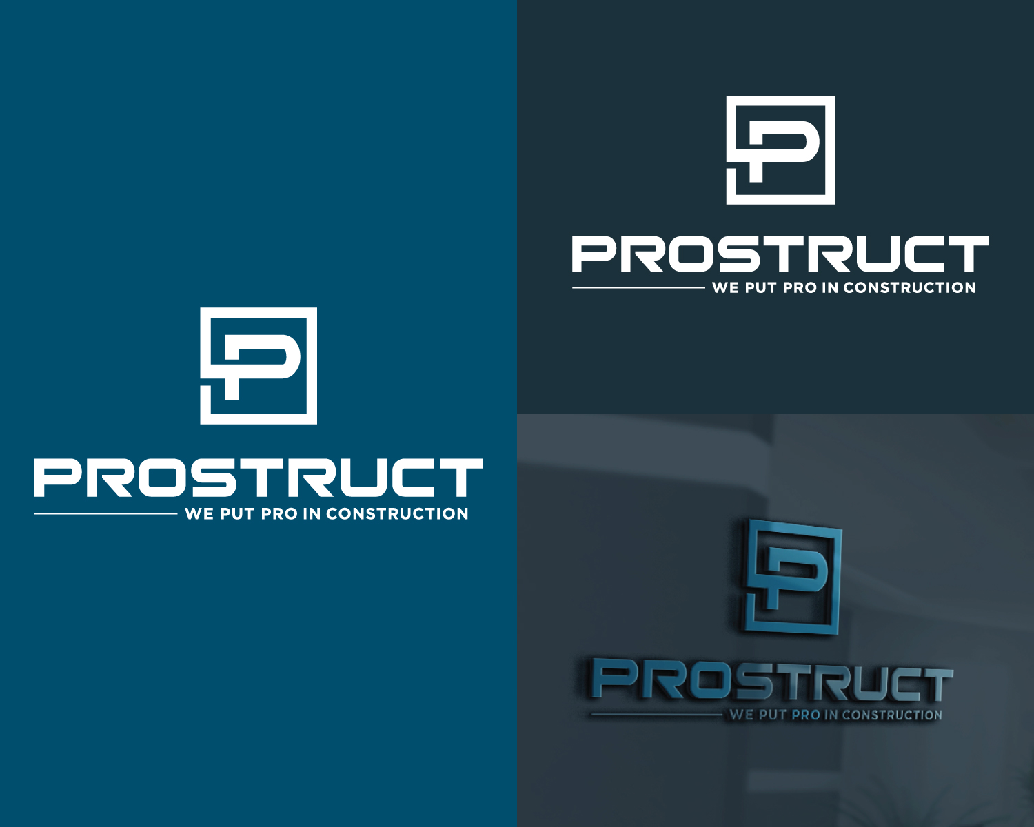 Logo Design by Atec for Prostruct Contractors PTY LTD | Design #27279151