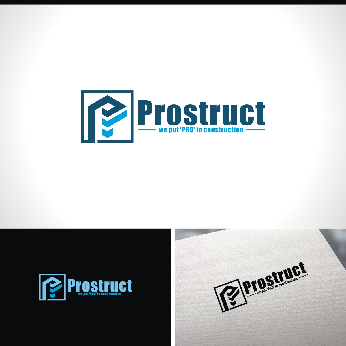 Logo Design by e-graphics for Prostruct Contractors PTY LTD | Design #27275456