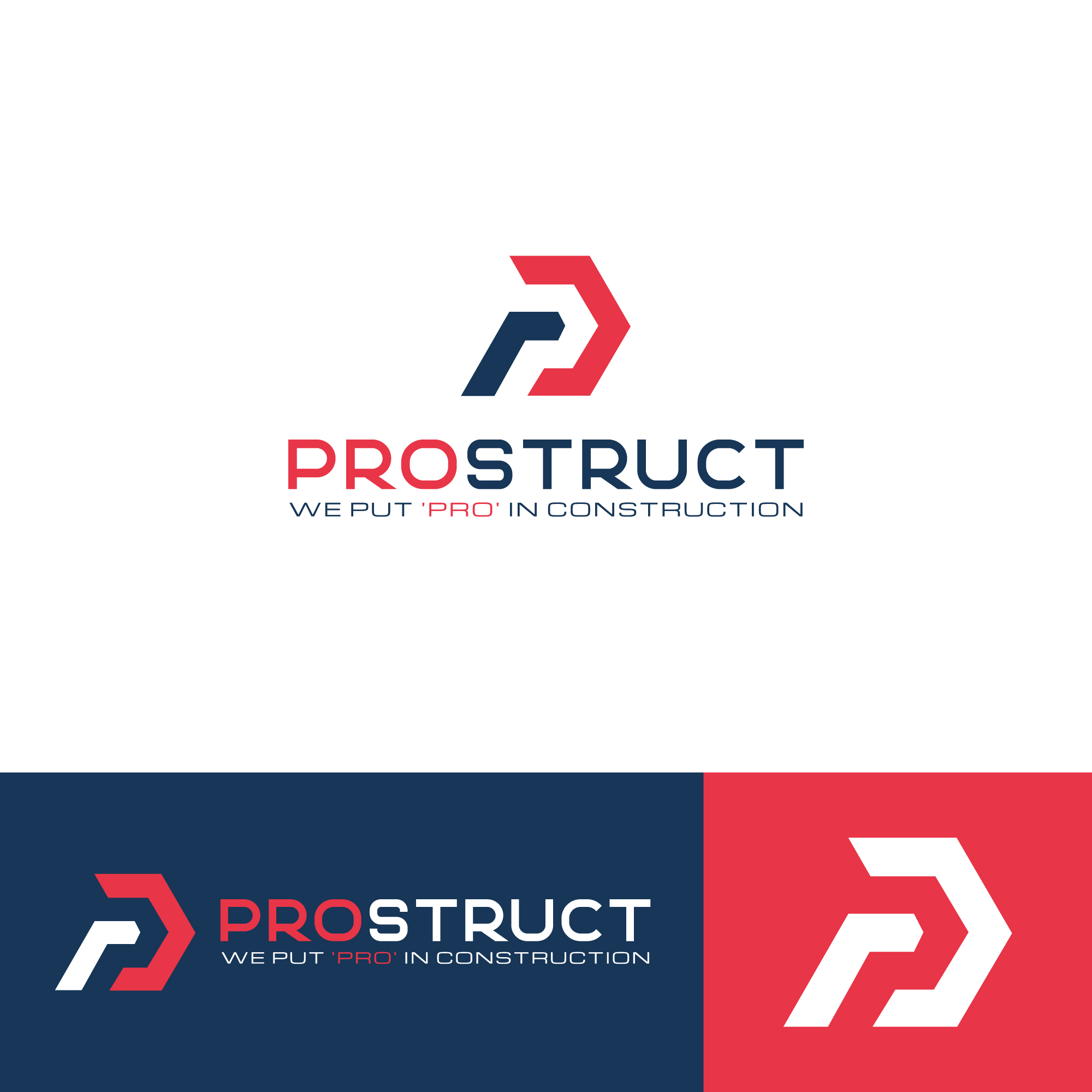 Logo Design by Nitin Mudras for Prostruct Contractors PTY LTD | Design #27301199