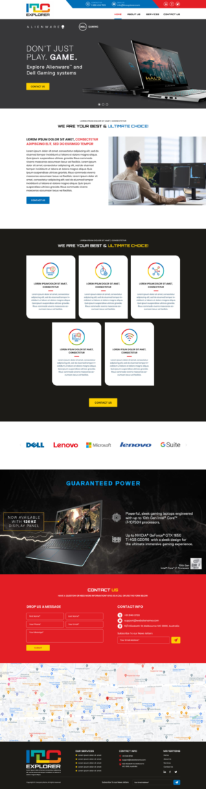 TIC Web Site | Web-Design von Sandaruwan