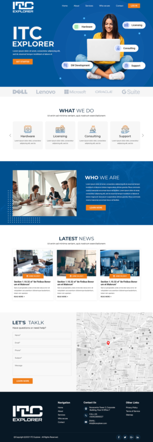 Web Design by Titan Eagle for this project | Design: #27282128