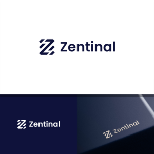 Abstract logo with and with the brand name Zentinal | Diseño de Logo por MunirMishbah