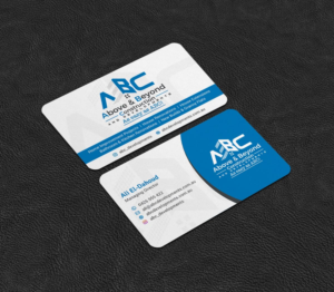 Business Card Design by INDIAN_Ashok for Above & Beyond Construction and Developments  | Design: #27284307