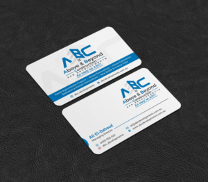 Business Card Design by INDIAN_Ashok for Above & Beyond Construction and Developments  | Design: #27284309