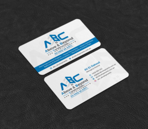 Business Card Design by INDIAN_Ashok for Above & Beyond Construction and Developments  | Design: #27284313