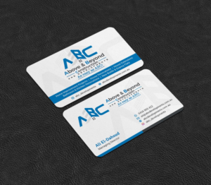 Business Card Design by INDIAN_Ashok for Above & Beyond Construction and Developments  | Design: #27284317
