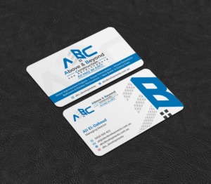Business Card Design by INDIAN_Ashok for Above & Beyond Construction and Developments  | Design: #27284320