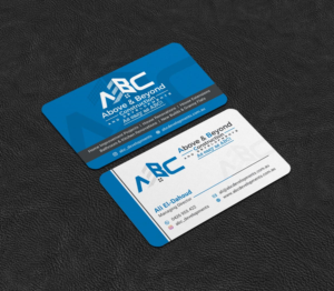 Business Card Design by INDIAN_Ashok for Above & Beyond Construction and Developments  | Design: #27284323
