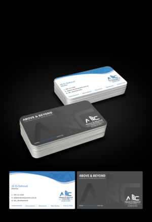 Business Card Design by ubaidomar for Above & Beyond Construction and Developments  | Design: #27279319