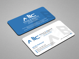 Business Card Design by Creations Box 2015 for Above & Beyond Construction and Developments  | Design: #27294749