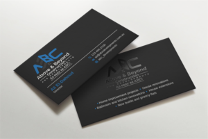 Design de Carte de Visite par Pictorial pour Above & Beyond Construction and Developments  | Design #27279111