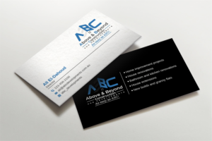 Business Card Design by LAXMI DESIGNHUB for Above & Beyond Construction and Developments  | Design: #27279116