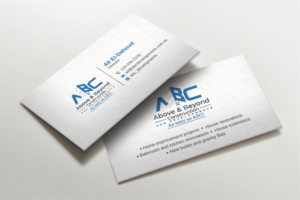 Business Card Design by LAXMI DESIGNHUB for Above & Beyond Construction and Developments  | Design: #27279117