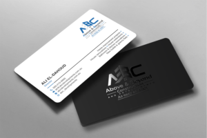 Business Card Design by chandrayaan.creative for Above & Beyond Construction and Developments  | Design: #27279626