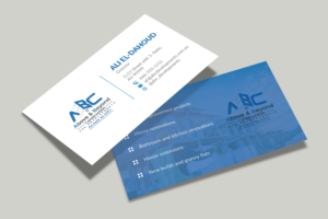 Design de Carte de Visite par Musa. A pour Above & Beyond Construction and Developments  | Design #27278049