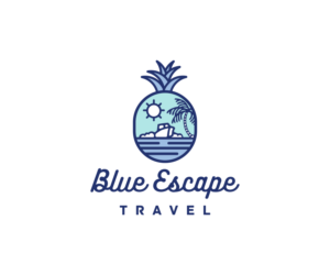 Blue Escape Travel | Logo Design by luiz otavio I DESIGN