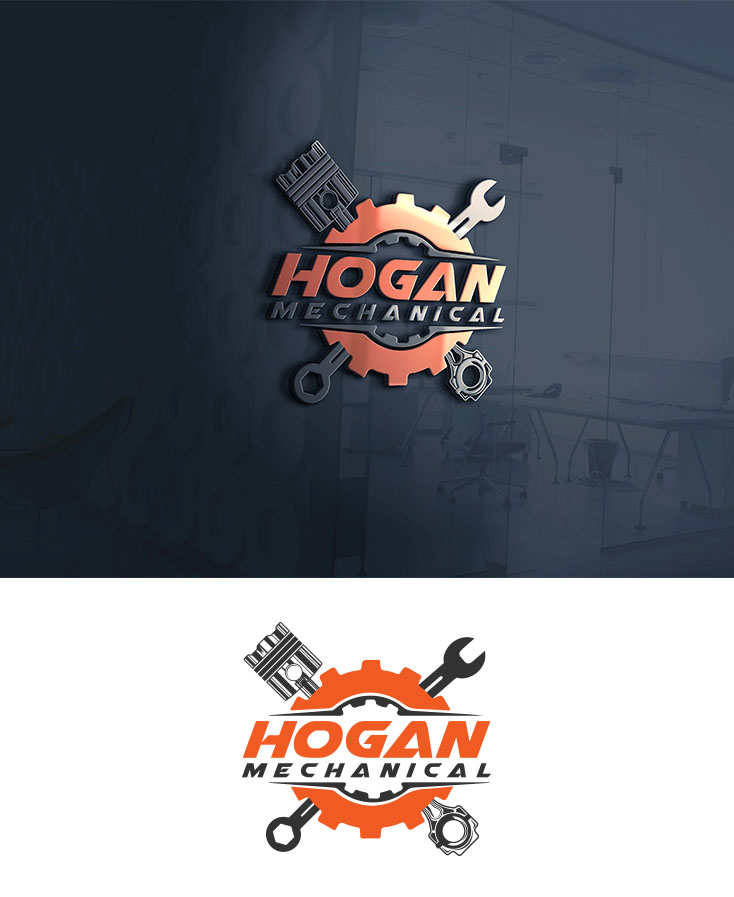 Logo Design by Mr Line @rt for Hogan Mechanical LLC.  | Design: #27294447