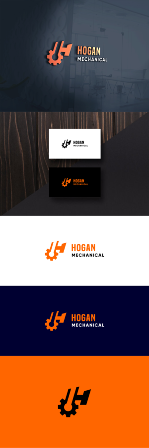 Logo Design by Omee for Hogan Mechanical LLC.  | Design: #27281797