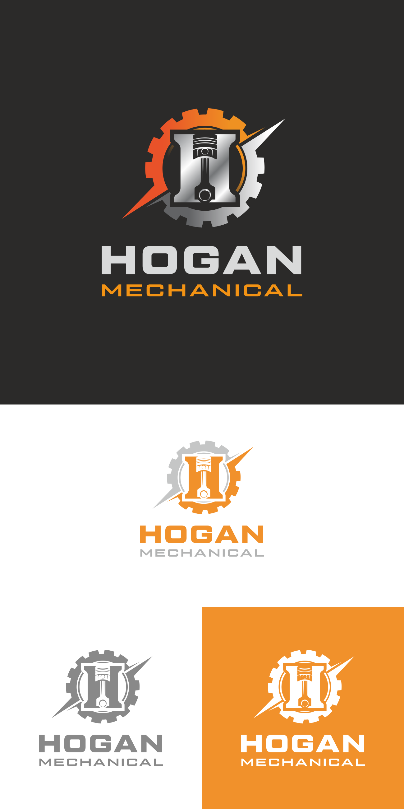 Logo Design by chameerakasundb for Hogan Mechanical LLC.  | Design #27290182