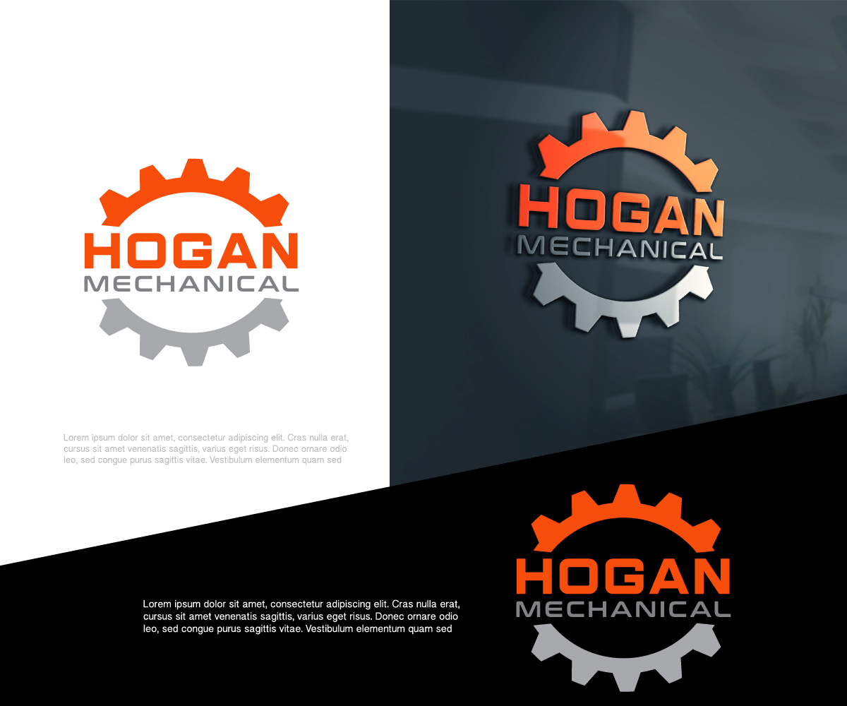Logo Design by edwinnegz1 for Hogan Mechanical LLC.  | Design #27279471