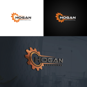 Logo Design by RK CREATIVE for Hogan Mechanical LLC.  | Design: #27287471