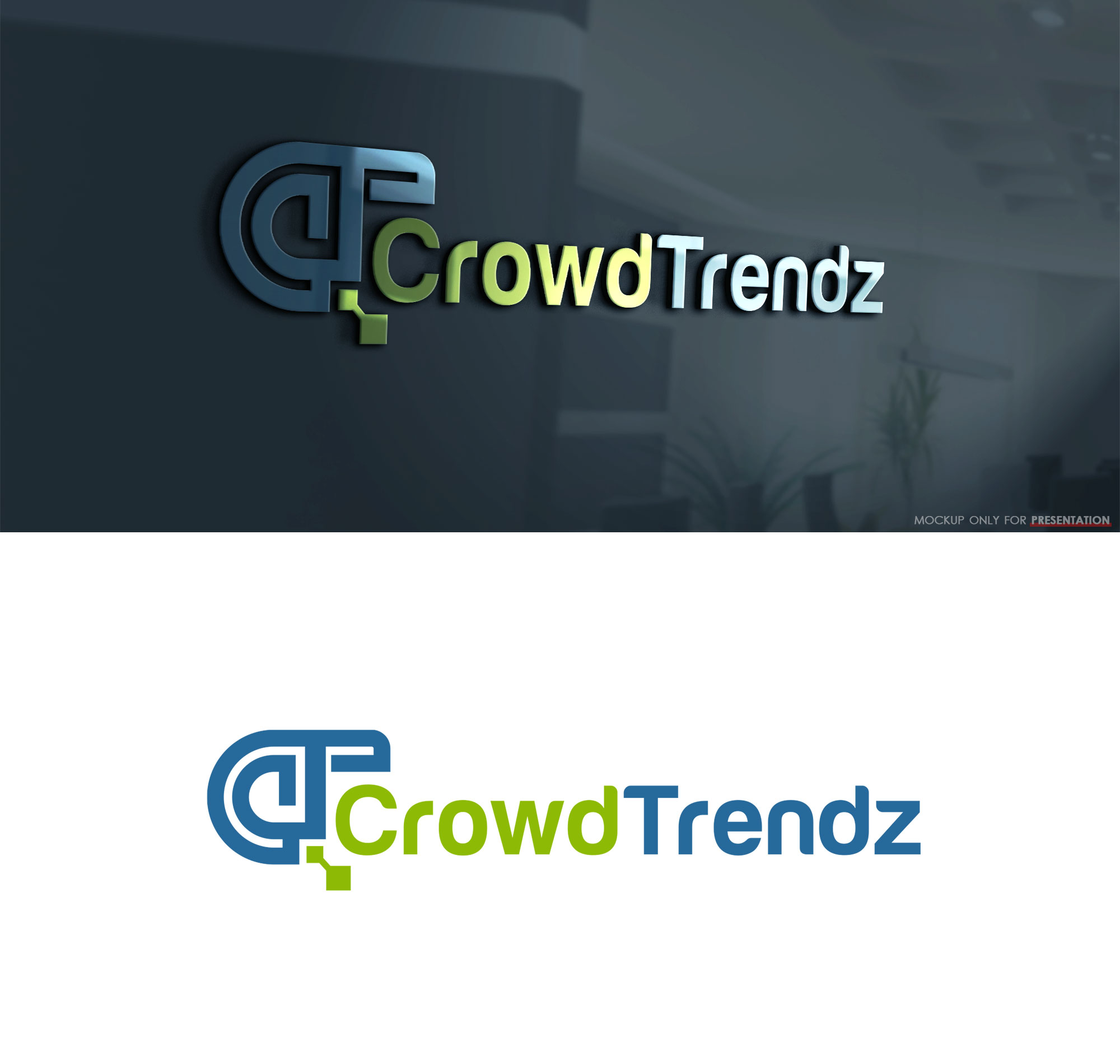 Diseño de Logo por Mono.co para CrowdTrendz | Diseño #27279494